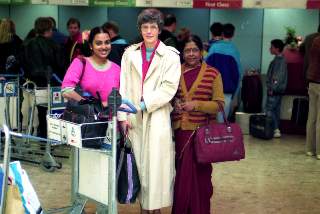 With Renate Bhlmann in Airport Geneva