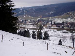 Les Verrires, village frontire