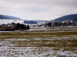 Les Verrires, village frontire