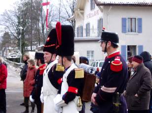 Commmoration 1 fvrier 1871, l'arme du Gnral Bourbaki entre aux Verrires