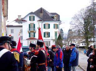 Commmoration 1 fvrier 1871, l'arme du Gnral Bourbaki entre aux Verrires