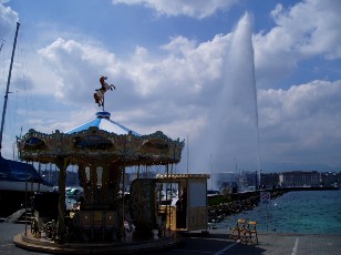 Le jet d'eau en mai