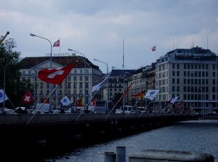 Le pont du Mont-Blanc