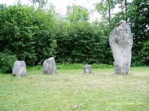 Menhirs nolithique de Clendy