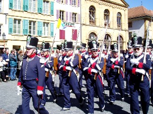 Dfil des Milices Vaudoises, Yverdon-les-Bains