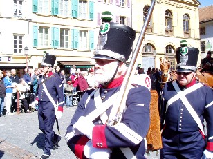 Dfil des Milices Vaudoises, Yverdon-les-Bains