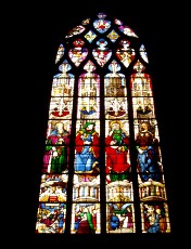 Les vitraux d'Arnaud de Moles raliss entre 1507 et 1513 