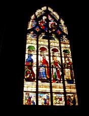 Les vitraux d'Arnaud de Moles raliss entre 1507 et 1513 