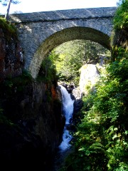 Le Pont d'Espagne, parc national des Pyrnes sur la commune de Cauterets