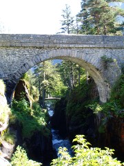 Le Pont d'Espagne, parc national des Pyrnes sur la commune de Cauterets