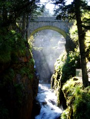 Le Pont d'Espagne, parc national des Pyrnes sur la commune de Cauterets