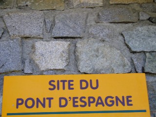 Le Pont d'Espagne, parc national des Pyrnes sur la commune de Cauterets