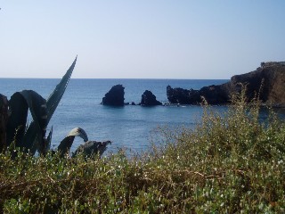 Les falaises avec les deux frres